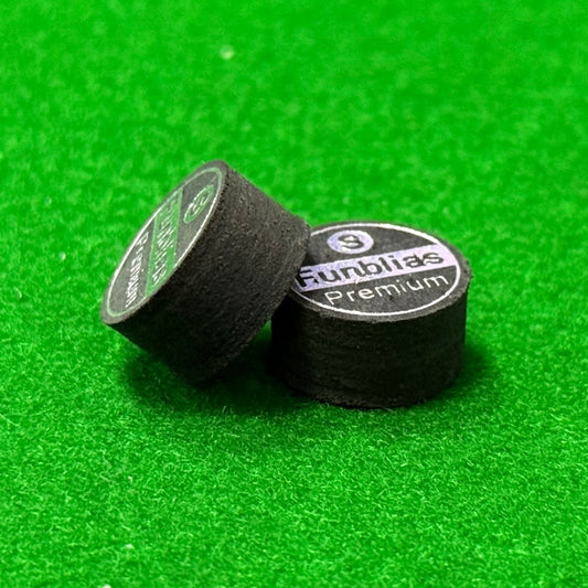 6 Layers Premium Leather Tip Black Cue Tip