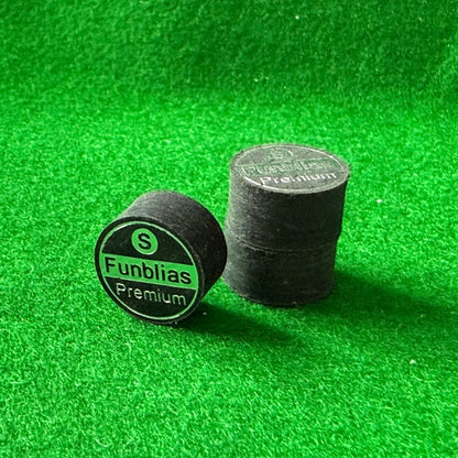 8 Layers Premium Leather Tip Black Cue Tip