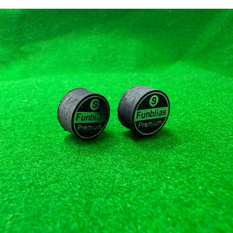 6 Layers Premium Leather Tip Black Cue Tip