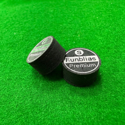 6 Layers Premium Leather Tip Black Cue Tip