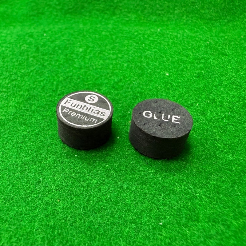 6 Layers Premium Leather Tip Black Cue Tip