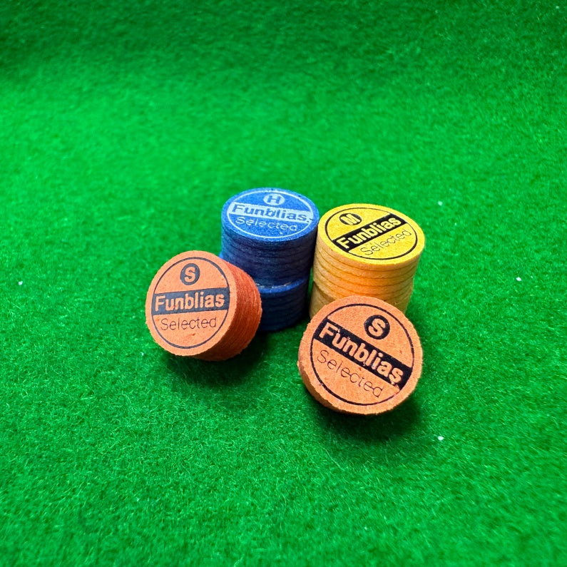Layered tips 11mm for Snooker tip Orange