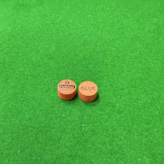 Layered tips 11mm for Snooker tip Orange