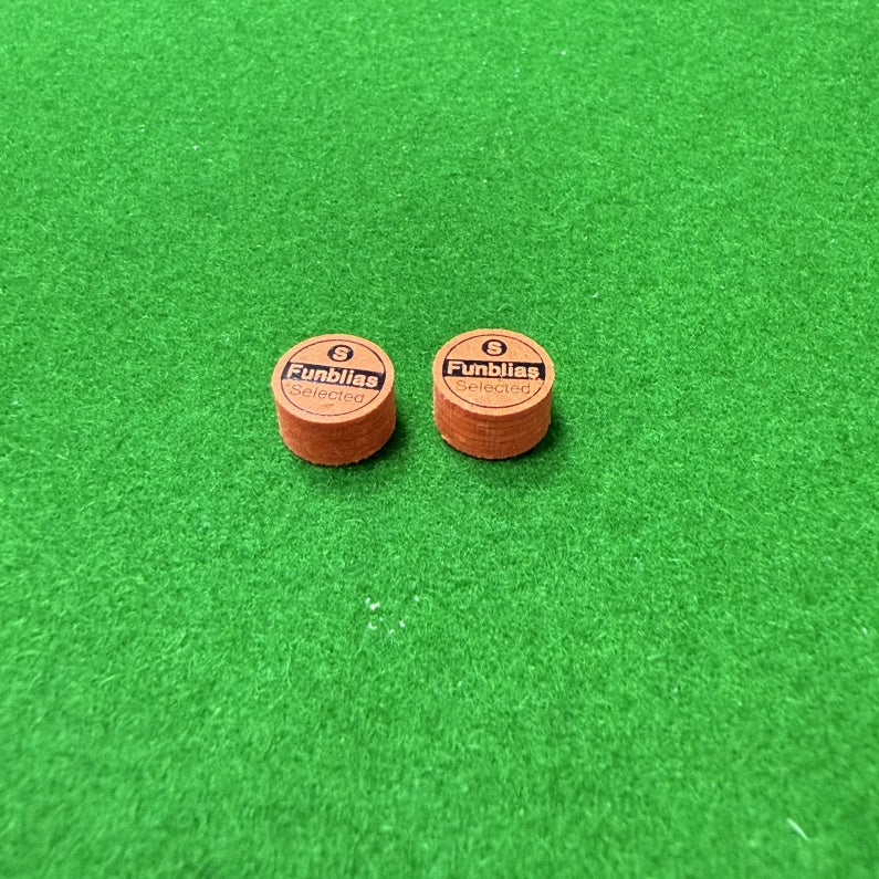 Layered tips 11mm for Snooker tip Orange